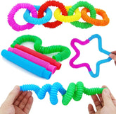 Flexible Plastic Color Telescopic Tube Pop Tube Stretch Tube -1 Random Color
